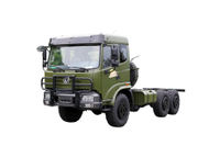 Produsen sasis truk khusus off-road EQ2102G 190/210 tenaga kuda yang ditingkatkan_penggerak enam roda 245 kepala datar 153 harga truk pengangkut_6×6DFkendaraan militer klasik 210 tenaga kuda konfigurasi platform kelas dua