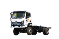 Cummins 150 HP DF Kendaraan khusus off-road 4×4 Jarak sumbu roda 3,7 meter pagar gudang/produsen modifikasi sasis pagar_Truk ringan penggerak empat roda dapat disesuaikan dengan ekspor kargo/dump 4×2_Pelat ekskavator kendaraan khusus kecil/pelat datar/van/barel/sanitasi/kendaraan rekayasa/kutipan transportasi gunung