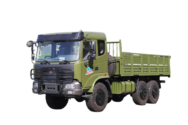 Cummins 190/Weichai 210 HP EQ2102G baru produsen truk khusus off-road_Penggerak enam roda 245 kepala datar 153 konfigurasi truk pengangkut_6×6DF harga kendaraan kargo kendaraan militer klasik