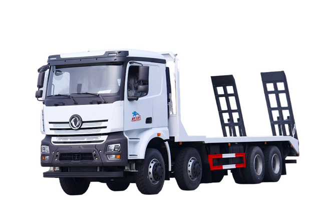 Produsen truk pengangkut ekskavator flatbed 8×4 berkekuatan 500 tenaga kuda_15/20/25/30/35/40/50/60 ton kustomisasi truk penyelamat jalan empat jembatan_Kustomisasi truk penyelamat kendaraan empat depan dan delapan belakang DF