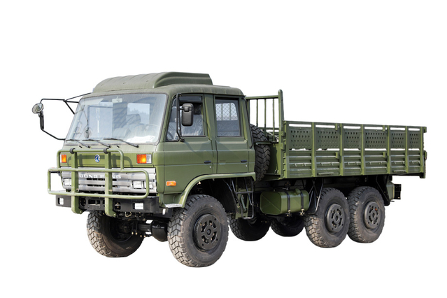 190/210 tenaga kuda EQ2102N harga truk khusus off-road dua baris_Penggerak enam roda 246 kepala datar 153 Produsen truk pengangkut pekerjaan tanah Lasha_6×6DF konfigurasi kendaraan kargo kendaraan militer klasik