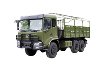 Cummins 190/Weichai 210 tenaga kuda EQ2102G produsen truk khusus off-road_Tiang terpal yang dapat dilepas disesuaikan penggerak enam roda 245 kepala datar 153 konfigurasi truk pengangkut_6×6DF harga kendaraan kargo kendaraan militer klasik