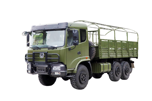 Cummins 190/Weichai 210 tenaga kuda EQ2102G produsen truk khusus off-road_Tiang terpal yang dapat dilepas disesuaikan penggerak enam roda 245 kepala datar 153 konfigurasi truk pengangkut_6×6DF harga kendaraan kargo kendaraan militer klasik