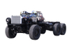 Penggerak kanan/kiri manual 8 kecepatan/otomatis 6×6 Cummins 330/300 tenaga kuda truk khusus off-road Kategori III sasis_DF suspensi independen penggerak enam roda_6×6 platform klasik penyelamatan darurat/pemadam kebakaran/eksplorasi lapangan/perlindungan lapis baja/operasi teknik/transportasi gurun/beban berat tambang dan modifikasi kendaraan khusus kelas atas/khusus lainnya
