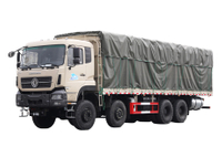 Terpal yang dapat dilepas 8×8 pagar gudang produsen sasis truk pengangkut Cummins 420/Weichai 500/Yuchai 375 truk pagar tenaga kuda_15/20/25/30/35/40/50/60 ton sayuran dan buah-buahan empat gandar, kustomisasi truk domba dan babi_8×4 depan empat belakang delapan DF kutipan platform truk pelat ekskavator